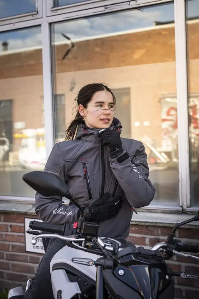 Sweep Flawless Softshell MC-Jakke Grå 