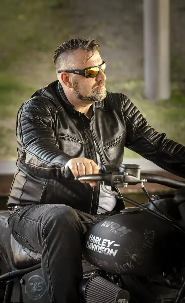 Bullfighter Café Cruiser Skinnjakke Svart 