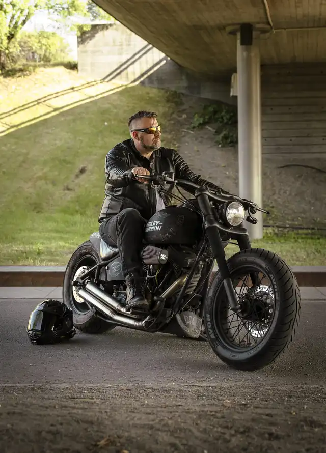 Bullfighter Café Cruiser Skinnjakke Svart 