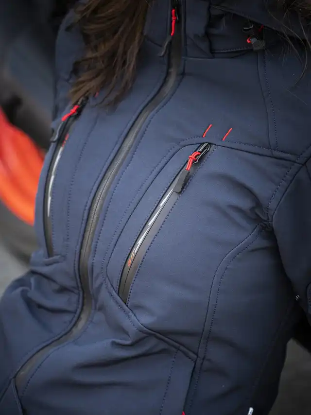 Sweep Flawless Softshell MC-Jakke Navy Blå 