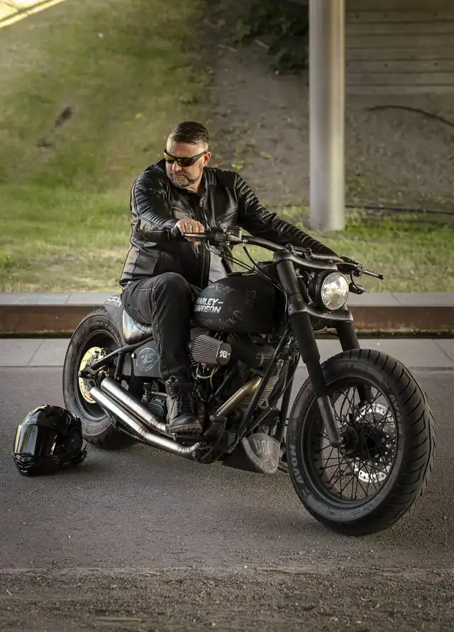 Bullfighter Café Cruiser Skinnjakke Svart 