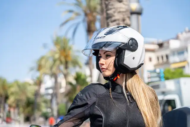 LS2 Halvhjelm OF616 Airflow II Hvit 