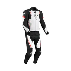 Difi Jerez 2-pcs Skinndress Hvit/Rød 2-pc Racingdress fra Difi
