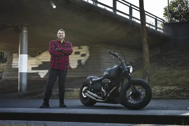 Bullfighter Cobra Kevlar MC-Jeans Mørkegrå Lengde:32 