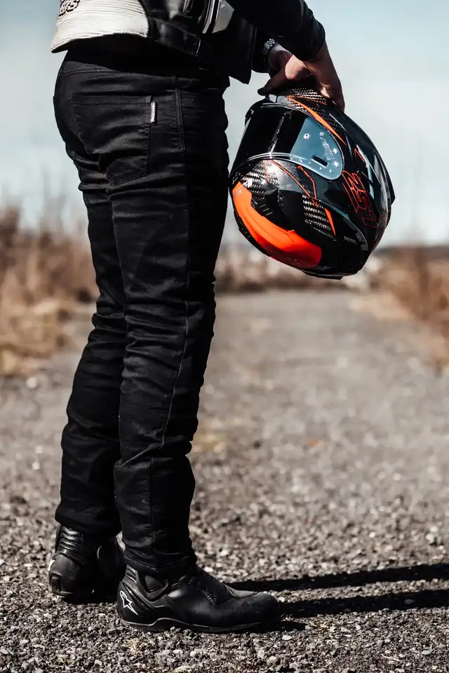 Richa Jegging Kevlar MC-Jeans Herre Svart Lengde: 30 