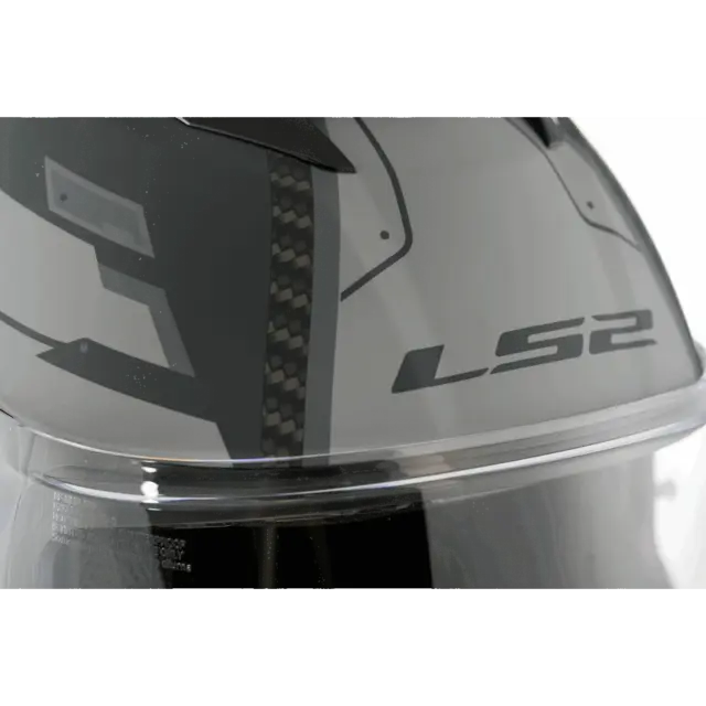 LS2 MC-Hjelm FF808 Stream II Matt Titanium Grå 