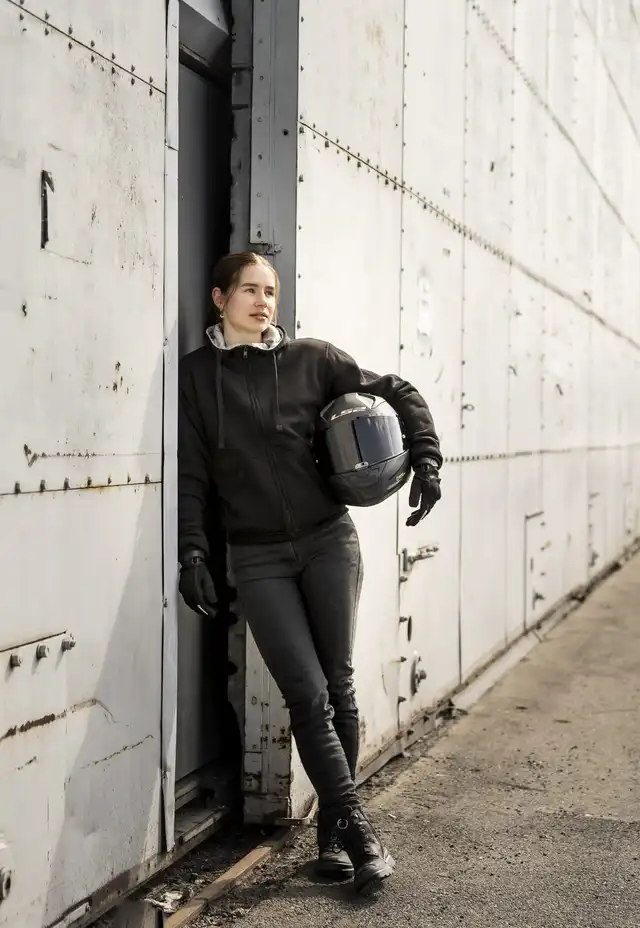 Richa Nora 2 Skinny Kevlar MC-Jeans Svart Lengde: 32 