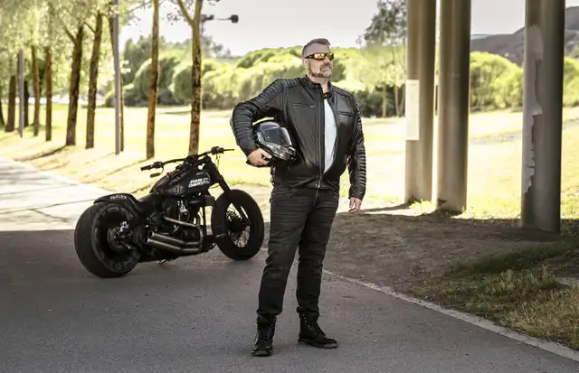 Bullfighter Café Cruiser Skinnjakke Svart 