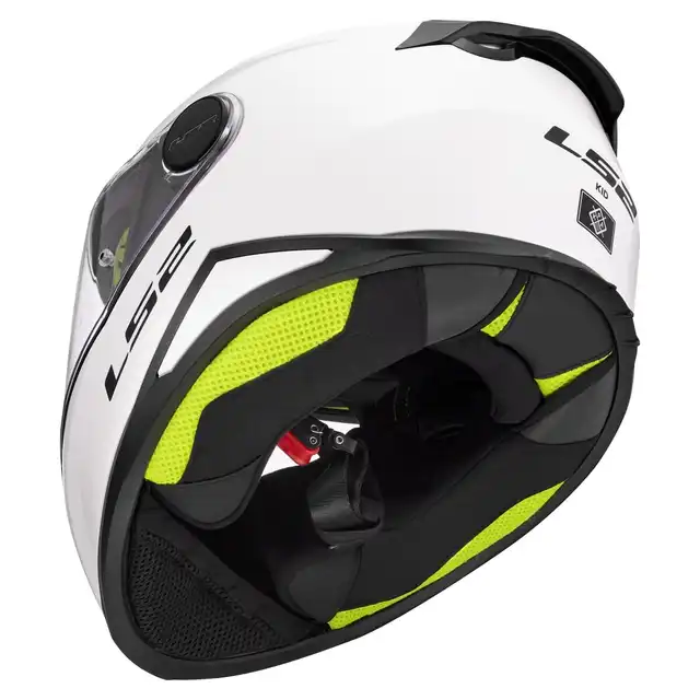 LS2 Barnehjelm FF812 Kid Solid Hvit 