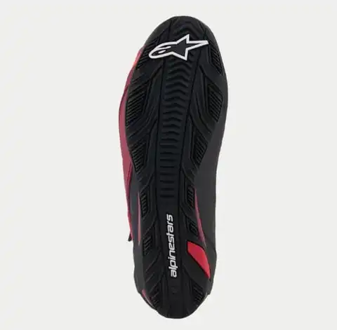 Alpinestars MC-Sko Faster 4 Svart/Mørk-Rød 
