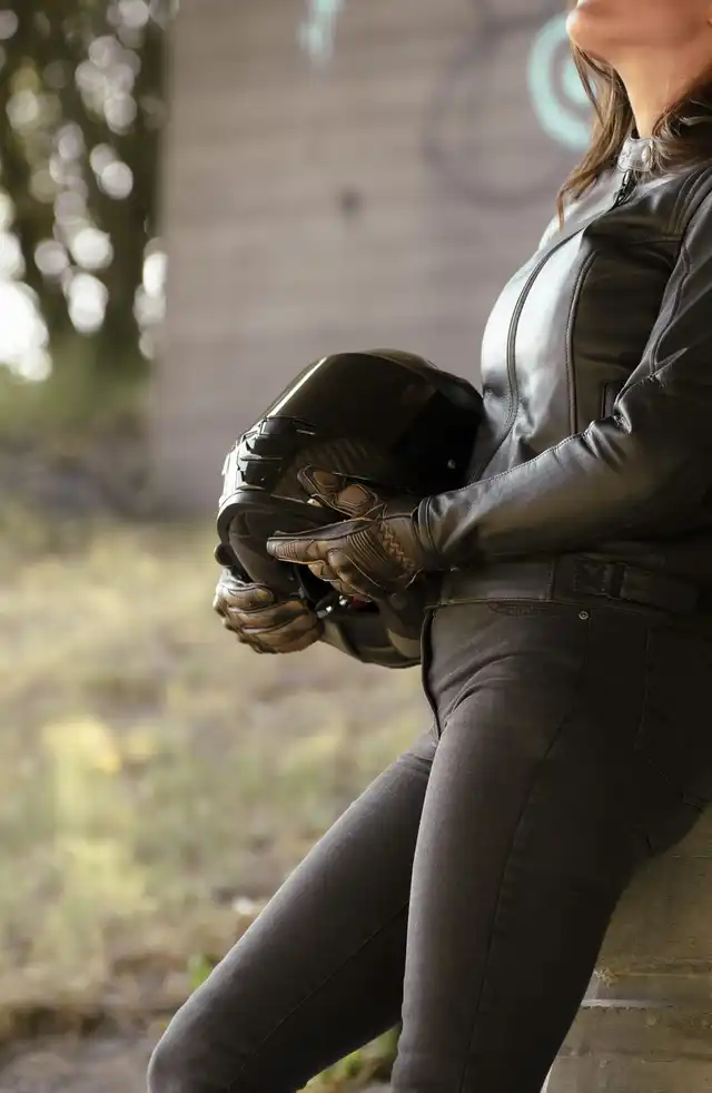 Richa Nora 2 Skinny Kevlar MC-Jeans Svart Lengde: 32 