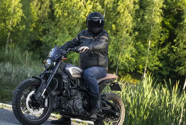 Bullfighter Cobra Kevlar MC-Jeans Blå Lengde:32 