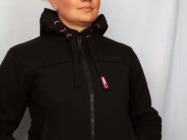 Bullfighter Atlas Dame Hoodie Svart/Rosa 
