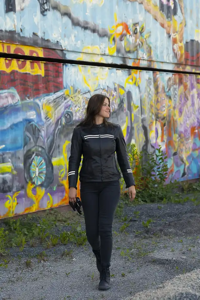 Sweep Union Dame Skinnjakke Svart 