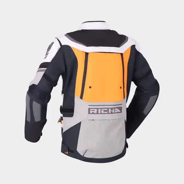 Richa Infinity 2 Adventure MC-Jakke Grå/Oransje 