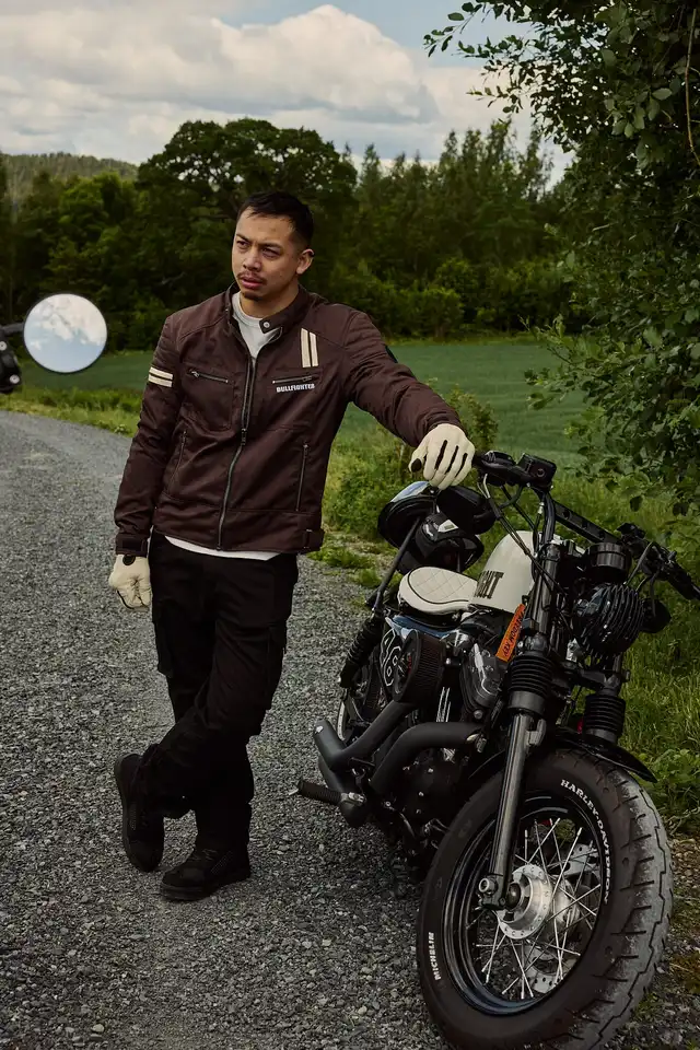 Bullfighter Hero II MC-Jakke Brun 