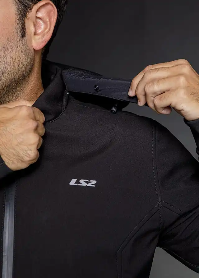 LS2 Bolton Softshell MC-Jakke Svart 