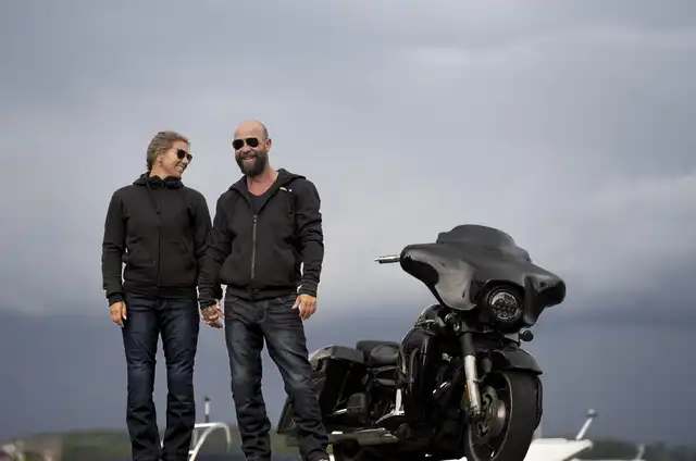 Bullfighter Viking Kevlar MC-Hoodie Svart 