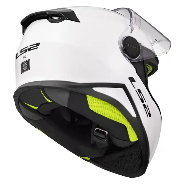 LS2 Barnehjelm FF812 Kid Solid Hvit 