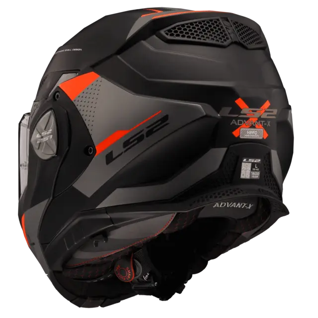 LS2 Åpningshjelm FF901 Advant X Oblivion Matt Svart/Rød 