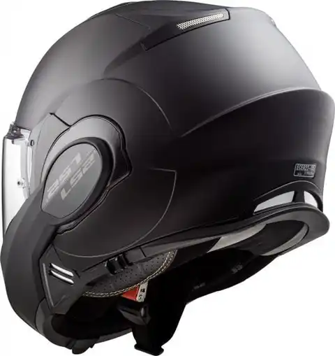 LS2 Åpningshjelm FF399 Valiant Noir Svart 