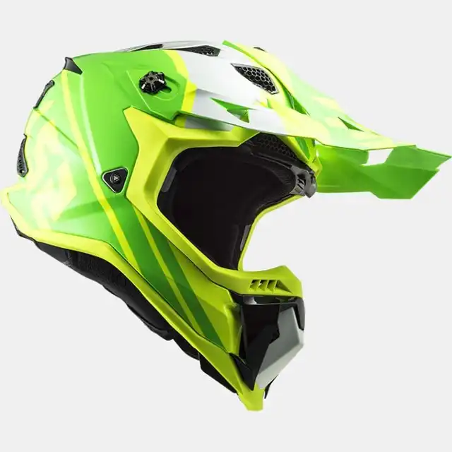 LS2 Crosshjelm MX700 Subverter Gammax Gul/Grønn 