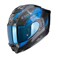 Scorpion EXO-1500 CARBON AIR EXO-1500 CARBON AIR PLATTED Sort/Blå