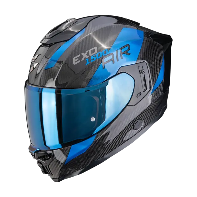 Scorpion EXO-1500 CARBON AIR EXO-1500 CARBON AIR PLATTED Sort/Blå 