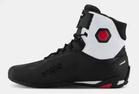 Alpinestars MC-Sko Faster 4 Svart/Rød 