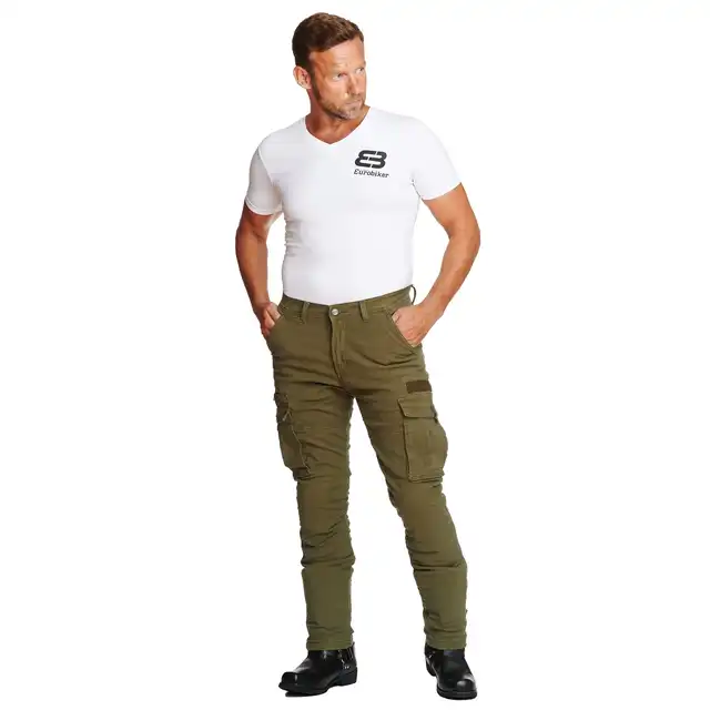 Sweep Jungle Kevlar MC-Jeans Olive/Grønn Lengde: 32 
