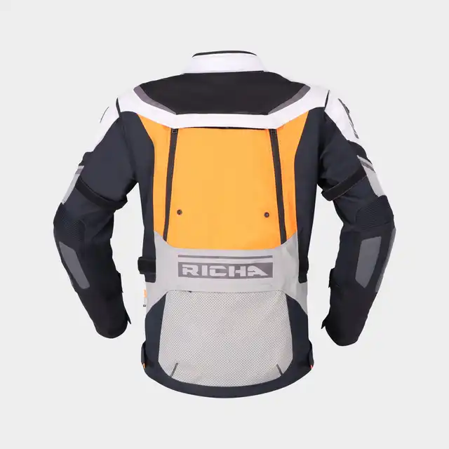 Richa Infinity 2 Adventure MC-Jakke Grå/Oransje 