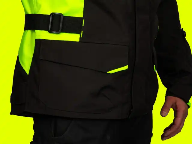 Bullfighter Nordic MC-Jakke Svart/Gul 