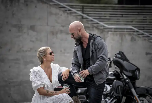 Sweep Viking Kevlar MC-Hoodie Grå 