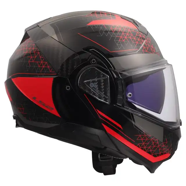 LS2 Åpningshjelm FF910 Advant II Astral Svart/Rød 