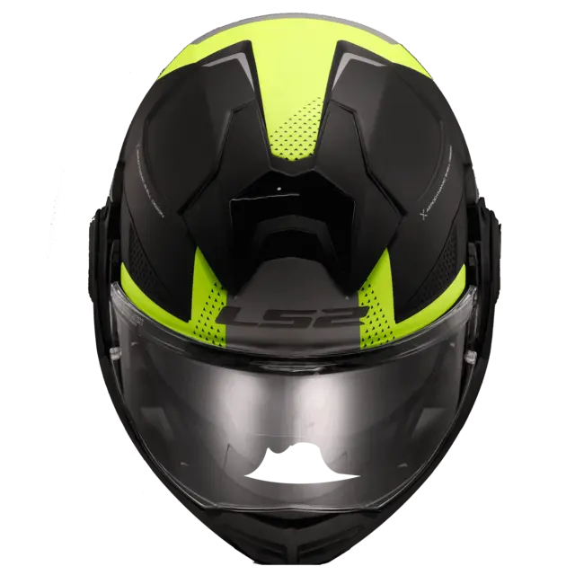 LS2 Åpningshjelm FF901 Advant X Oblivion Matt Svart/Gul 