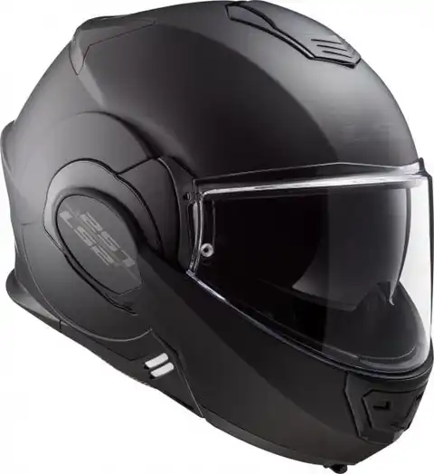 LS2 Åpningshjelm FF399 Valiant Noir Svart 