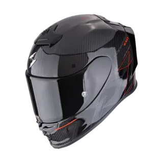 Scorpion EXO-R1 Evo Carbon Cynergy EXO-R1 EVO CARBON AIR CYNERGY Sort/Rød