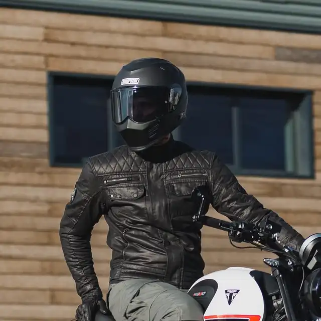 Simpson MC-Hjelm Venom Matt Svart 