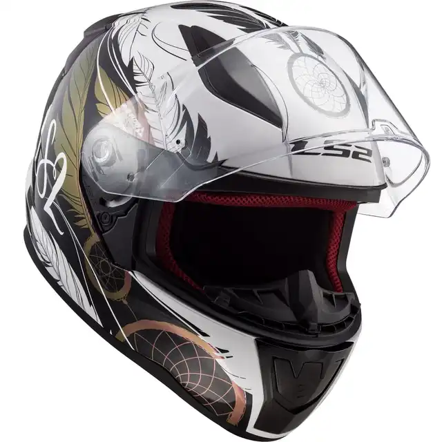 LS2 MC-Hjelm FF353 Rapid II Boho Svart/Rosa 