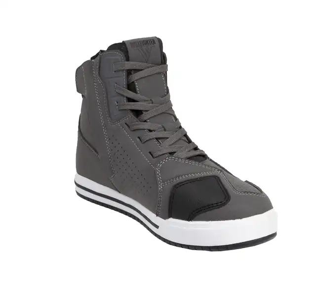 Bullfighter MC-Sko Rebel Lysegrå 