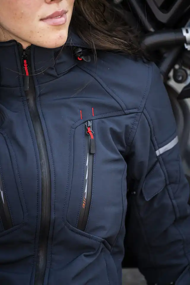 Sweep Flawless Softshell MC-Jakke Navy Blå 