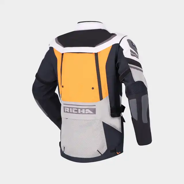 Richa Infinity 2 Adventure MC-Jakke Grå/Oransje 