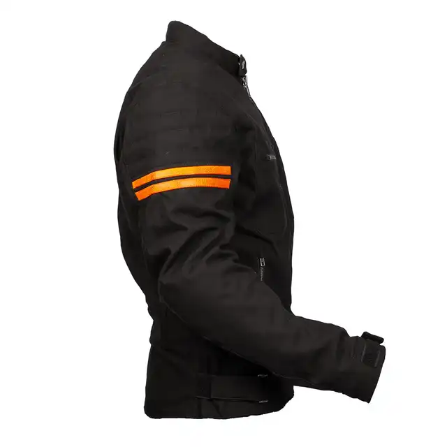 Bullfighter Hero II MC-Jakke Svart/Oransje 