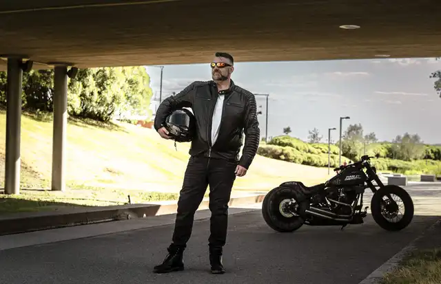 Bullfighter Café Cruiser Skinnjakke Svart 