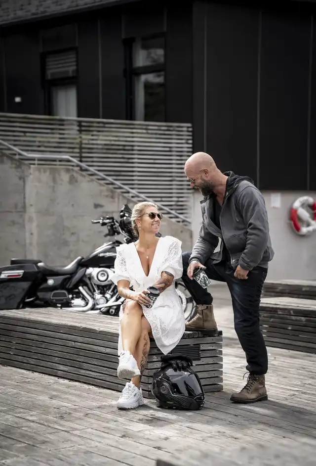 Sweep Viking Kevlar MC-Hoodie Grå 