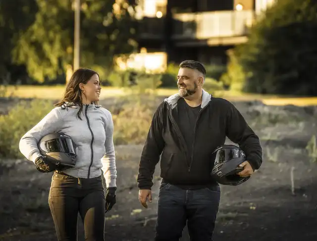 Bullfighter Viking Kevlar MC-Hoodie Svart 