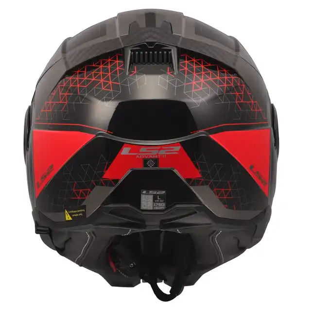 LS2 Åpningshjelm FF910 Advant II Astral Svart/Rød 
