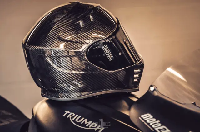 Simpson MC-Hjelm Venom Carbon 