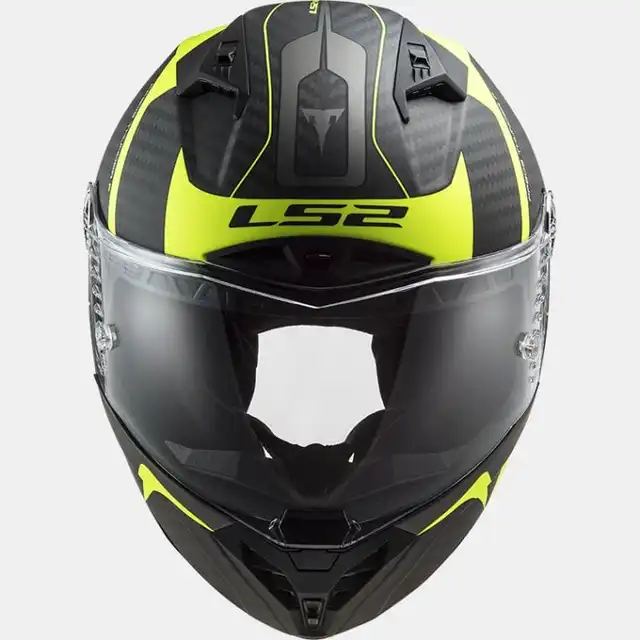 LS2 MC-Hjelm FF805 Thunder Racing Hi-Vis/Gul 