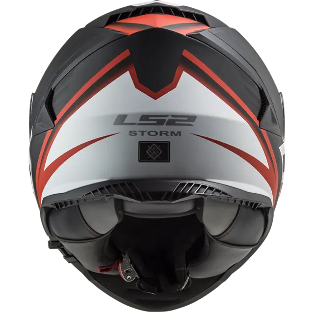 LS2 MC-Hjelm FF800 Storm II Nerve Svart/Rød 